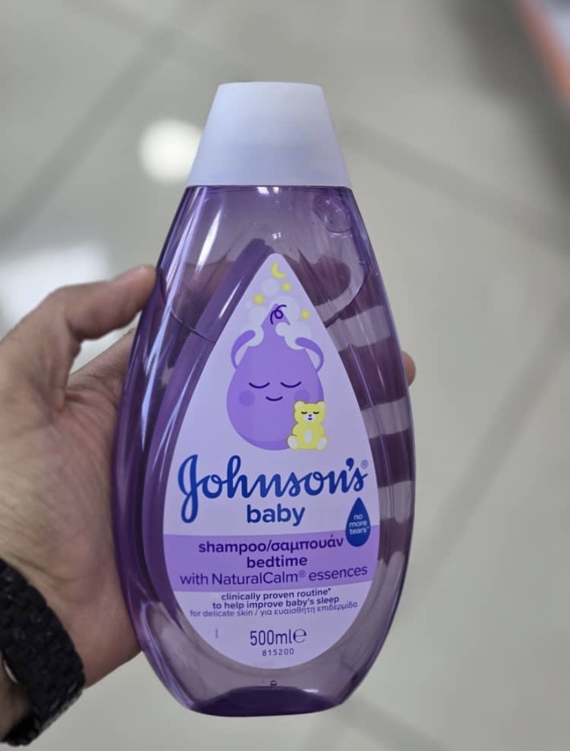 شامپو جانسون بنفش شفاف