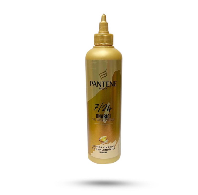 کرم مو Pantene پنتن مدل Belirgin مخصوص موهای مجعد و فر حجم 300 میل و کرم مو پنتن pantene مدل Onarici مناسب موهای خشک و آسیب دیده حجم 300 میل